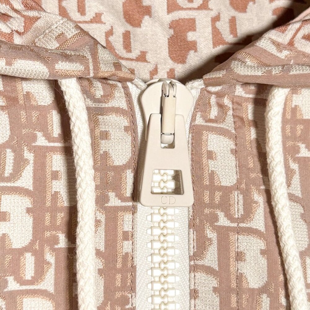 Dior Pink Oblique Technical Taffeta Hooded Dress Mini Dress - Picture 5 of 13